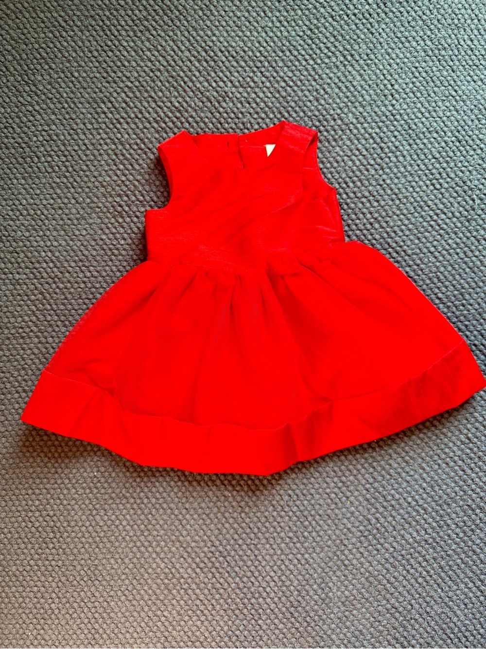 Carter's Bright Red Sleeveless Party Dress